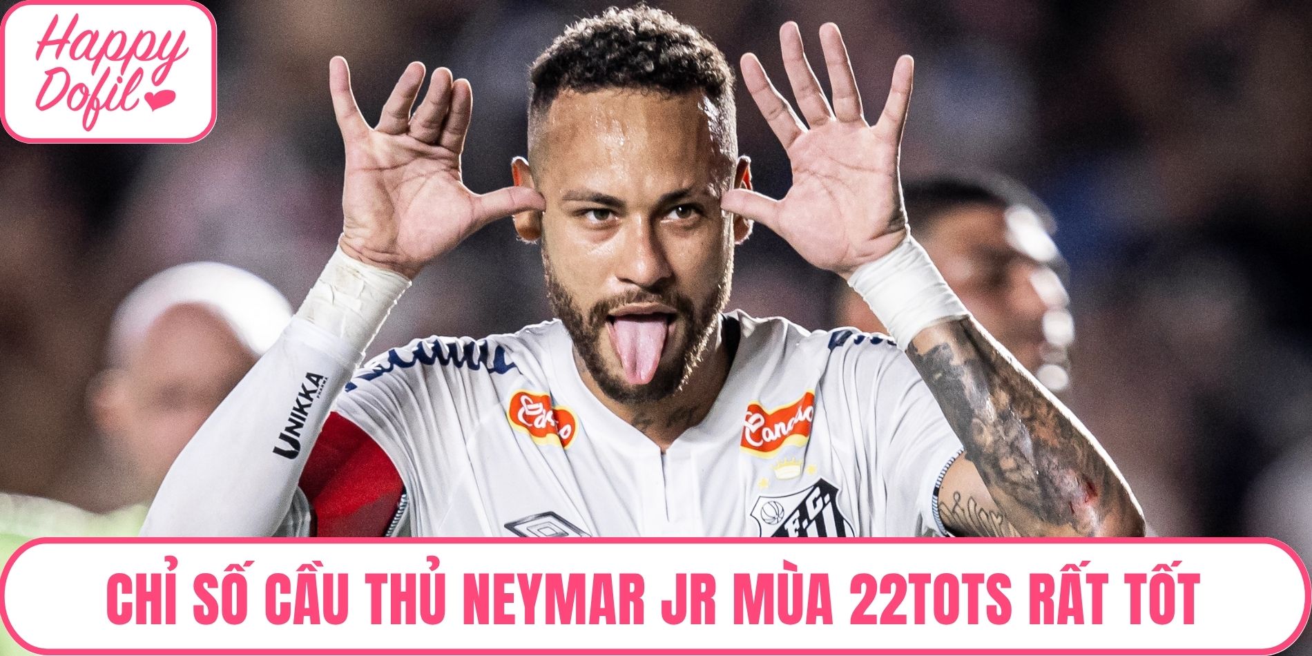 Chỉ số cầu thủ Neymar Jr mùa 22TOTS rất tốt