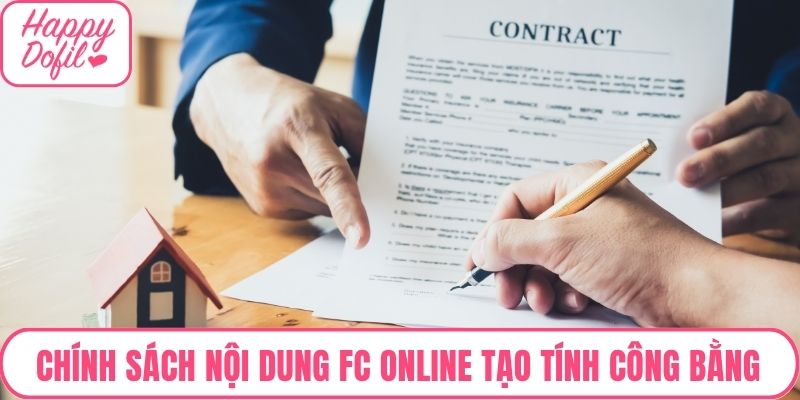 Chính sách nội dung FC online tạo tính công bằng