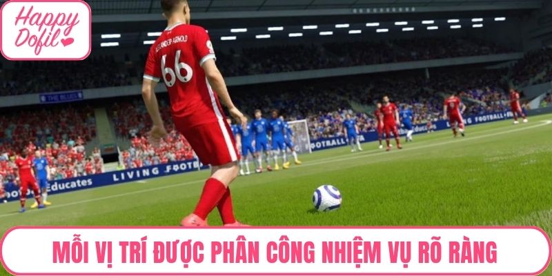 Mỗi vị trí được phân công nhiệm vụ và quy định rõ ràng
