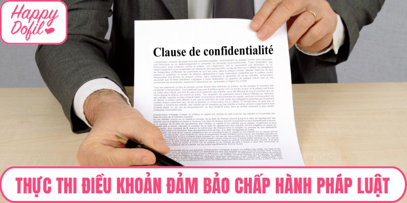 Thực thi điều khoản đảm bảo chấp hành pháp luật